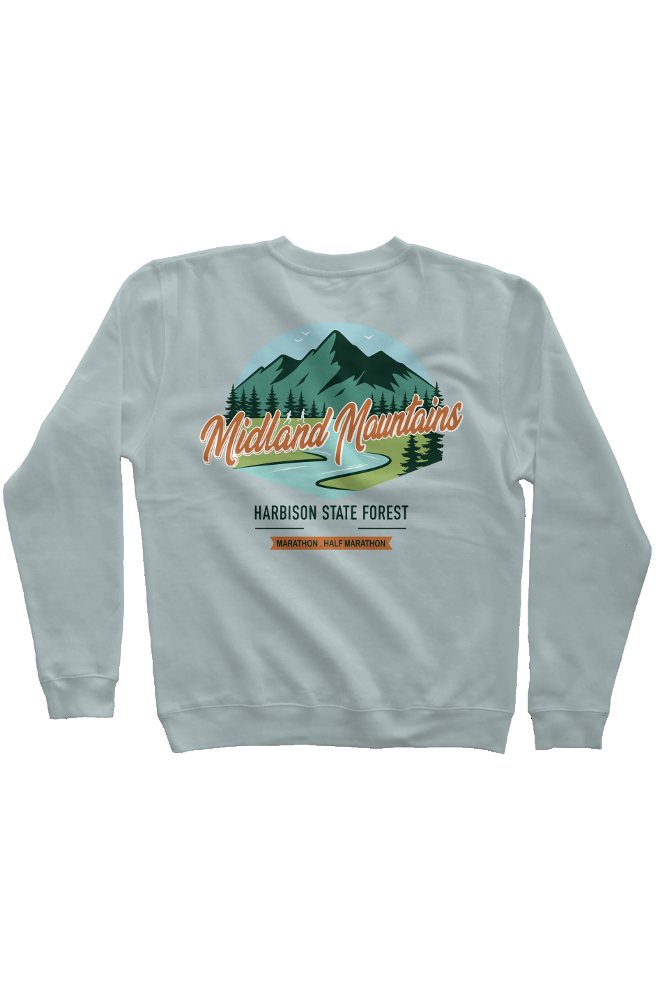Midland Mountains Trail Series Pigment Dyed Crew Neck