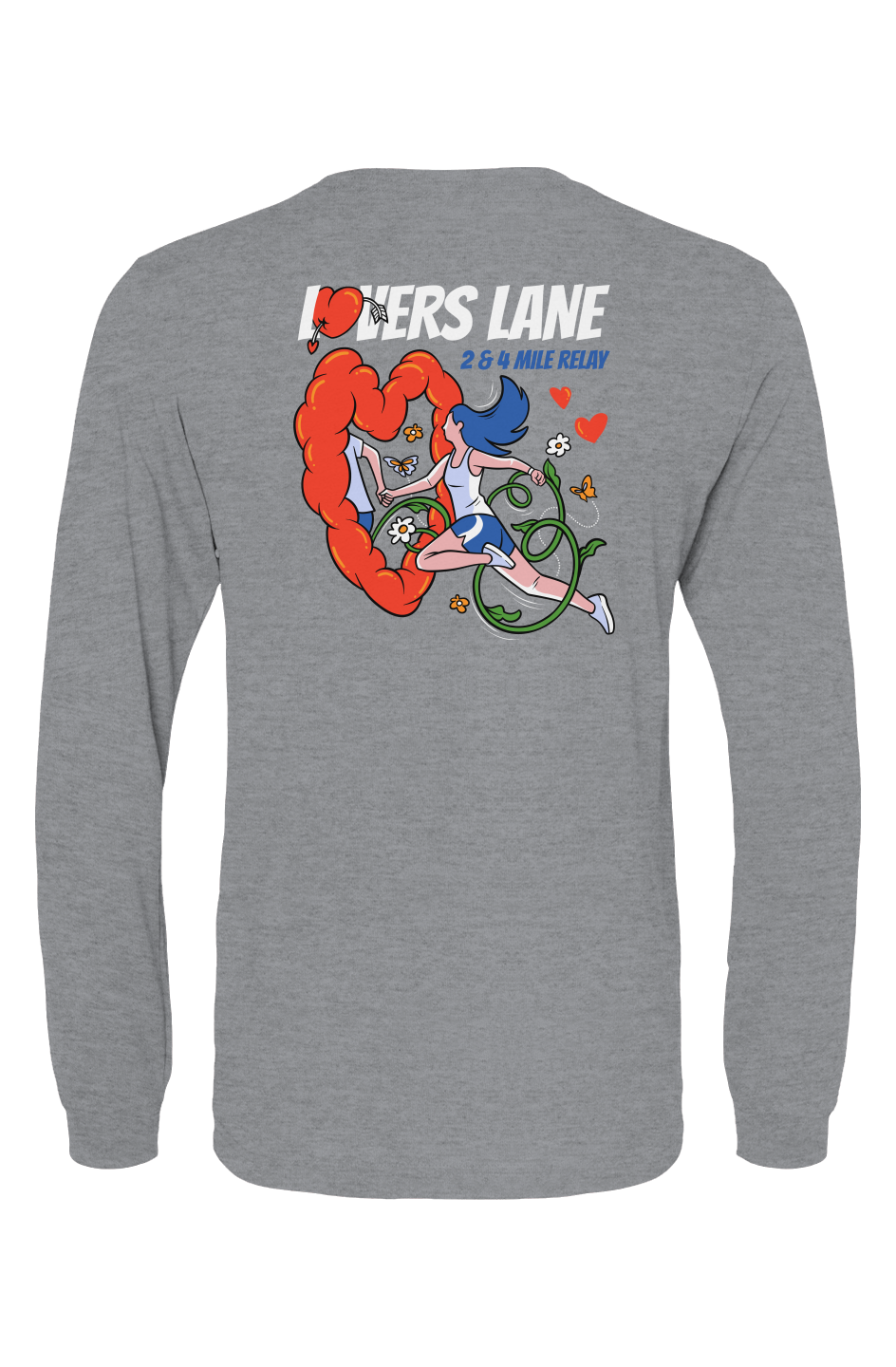 Lovers Lane 2 Mile & Relay Triblend L/S Tee