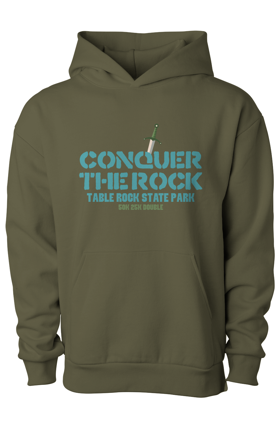 Conquer the Rock Heavyweight Pullover Hoodie