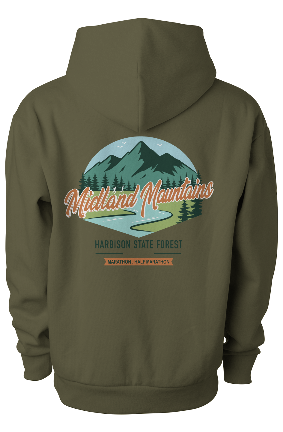 Midland Mountains Trail Series Midweight Pullover Hooded Sweatshirt
