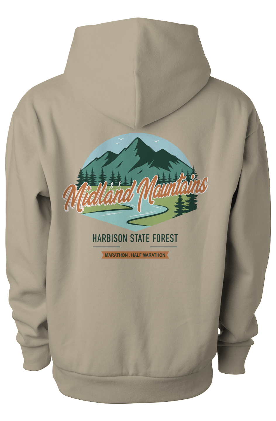 Midland Mountains Trail Series Midweight Pullover Hooded Sweatshirt