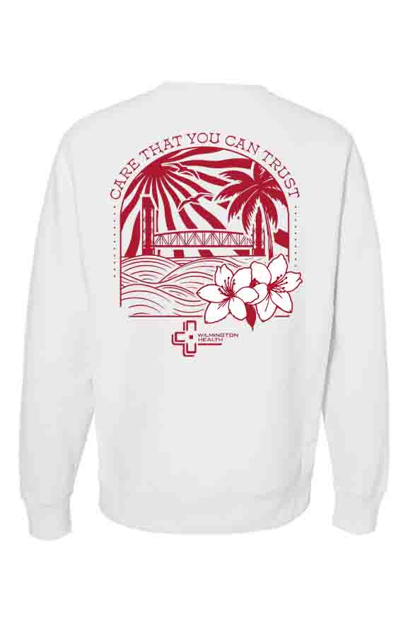 Wilmington Health Coastal Designs Premium Heavyweight Crewneck (Imprint)