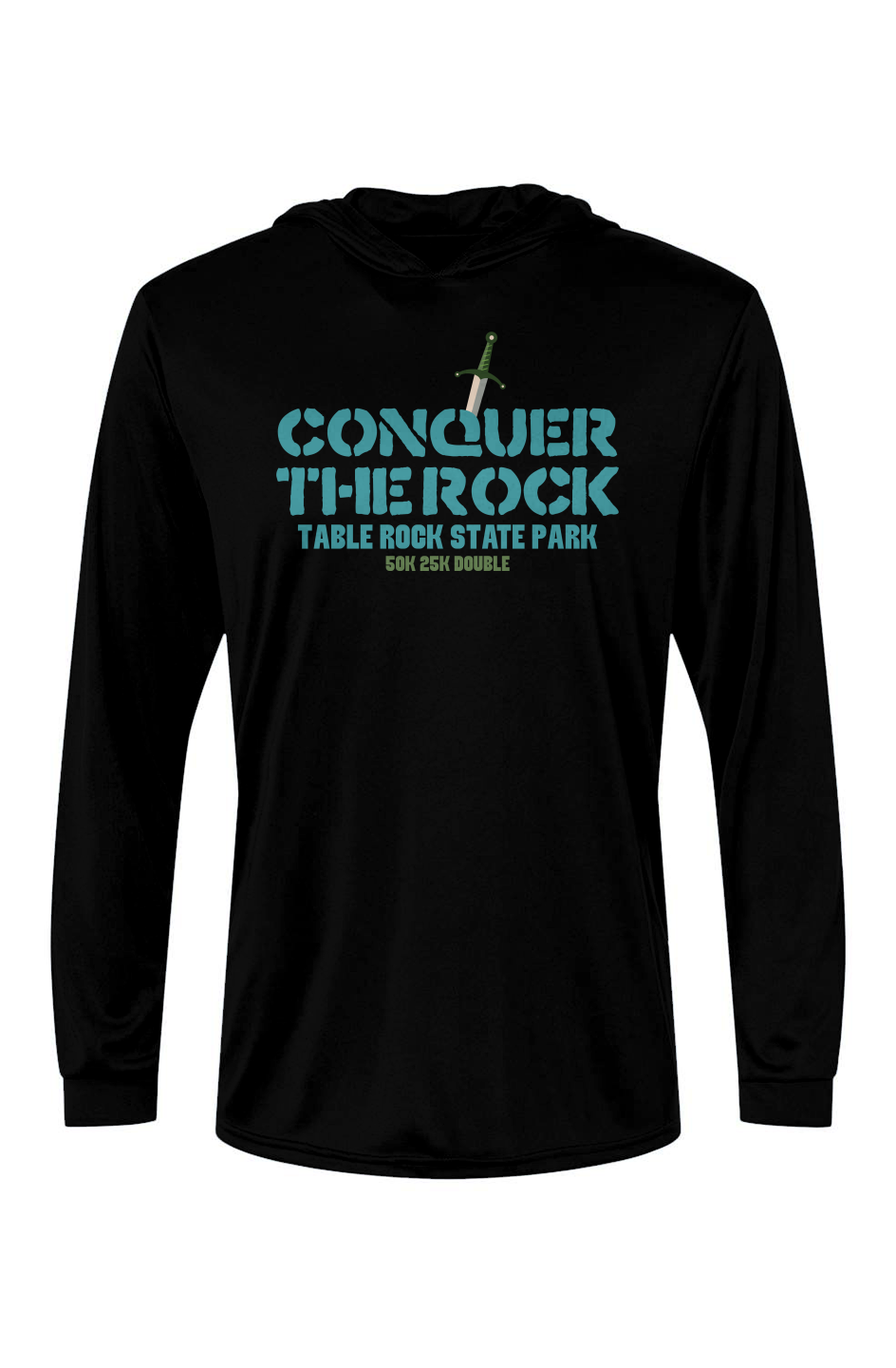 Conquer the Rock Bahama Hooded L/S Performance Tee