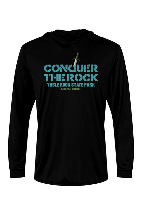 Conquer the Rock Bahama Hooded L/S Performance Tee