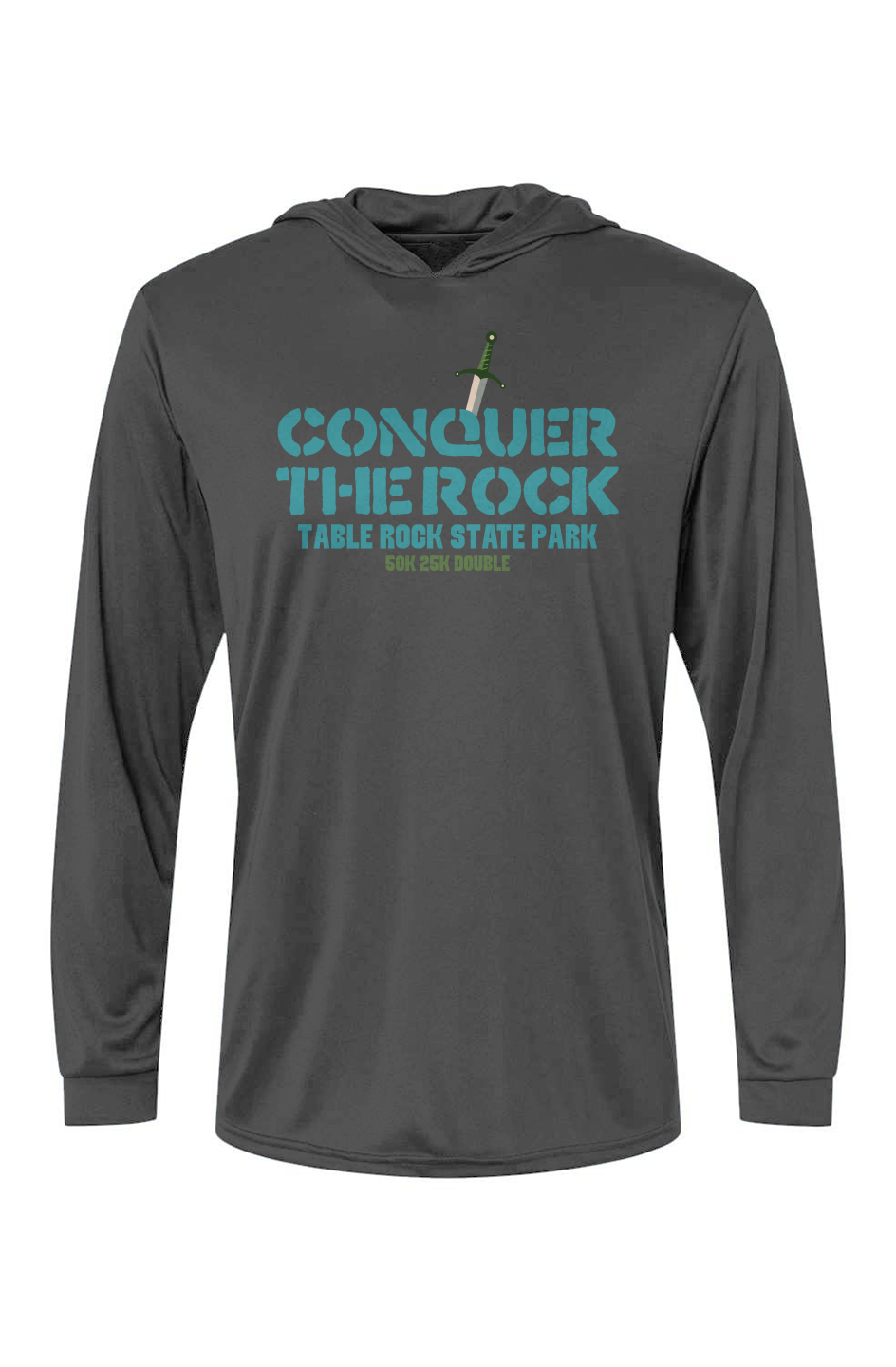 Conquer the Rock Bahama Hooded L/S Performance Tee
