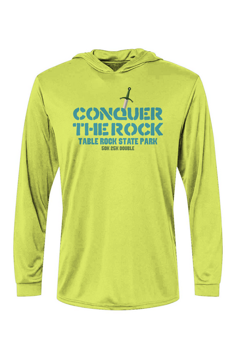 Conquer the Rock Bahama Hooded L/S Performance Tee