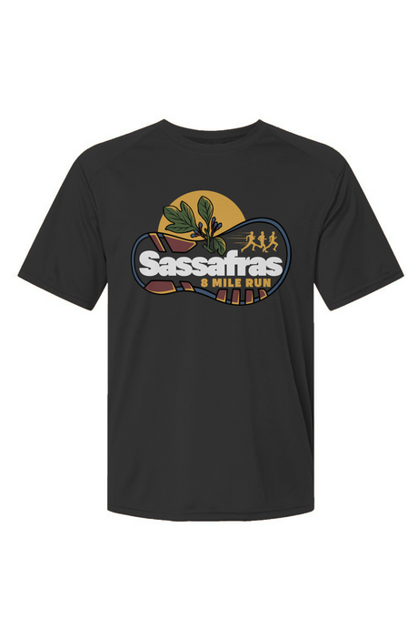 Sassafras 8 Mile Road Race Islander Performance Tee