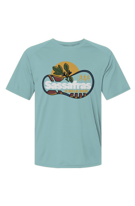 Sassafras 8 Mile Road Race Islander Performance Tee