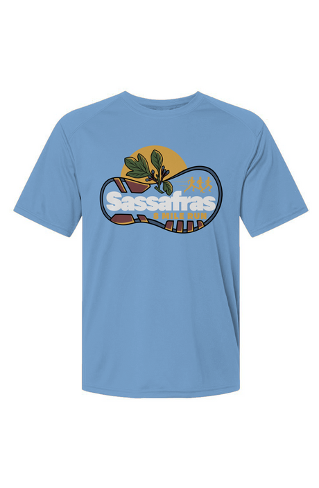 Sassafras 8 Mile Road Race Islander Performance Tee