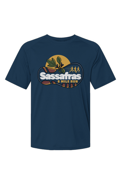 Sassafras 8 Mile Road Race Islander Performance Tee