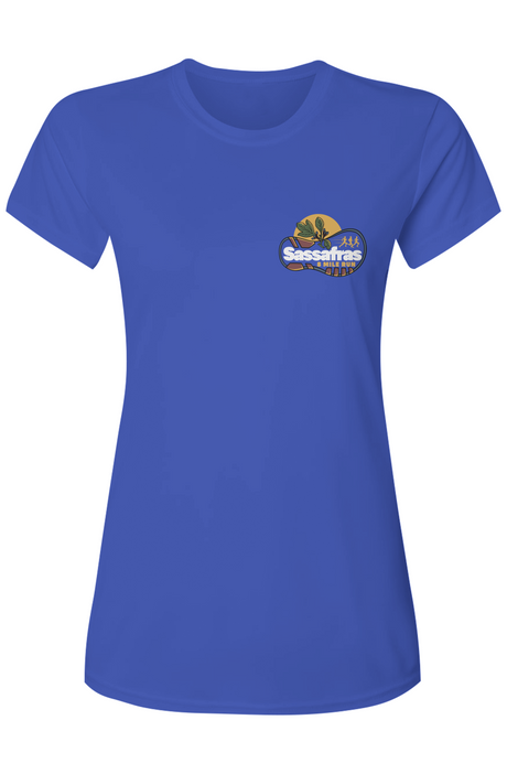 Sassafras 8 Mile Road Race Islander Performance Tee