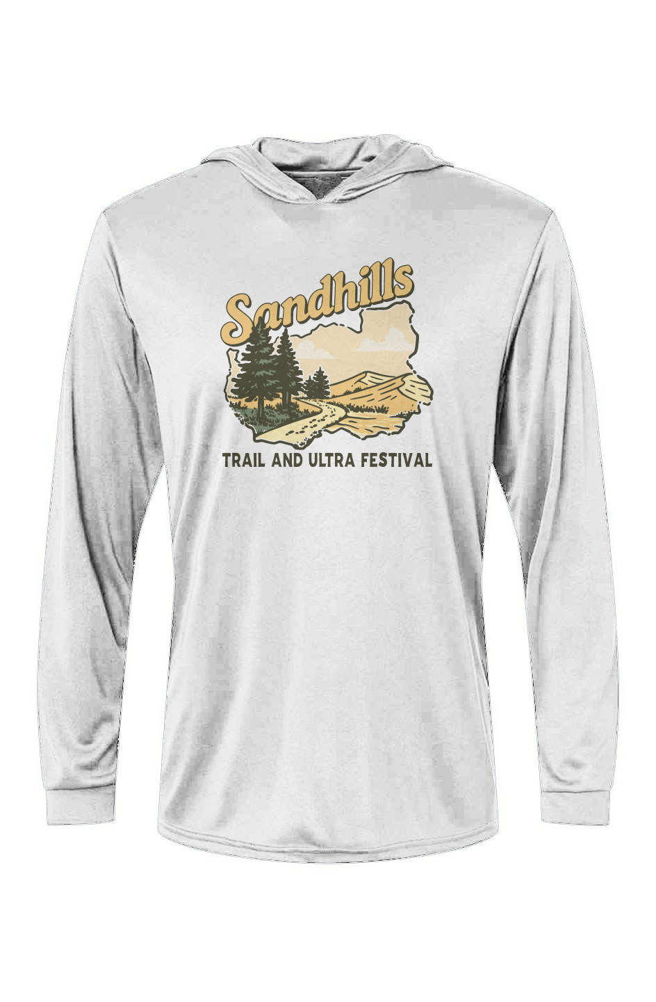 Sandhills Trail & Ultra Festival Bahama Hooded L/S Performance Tee