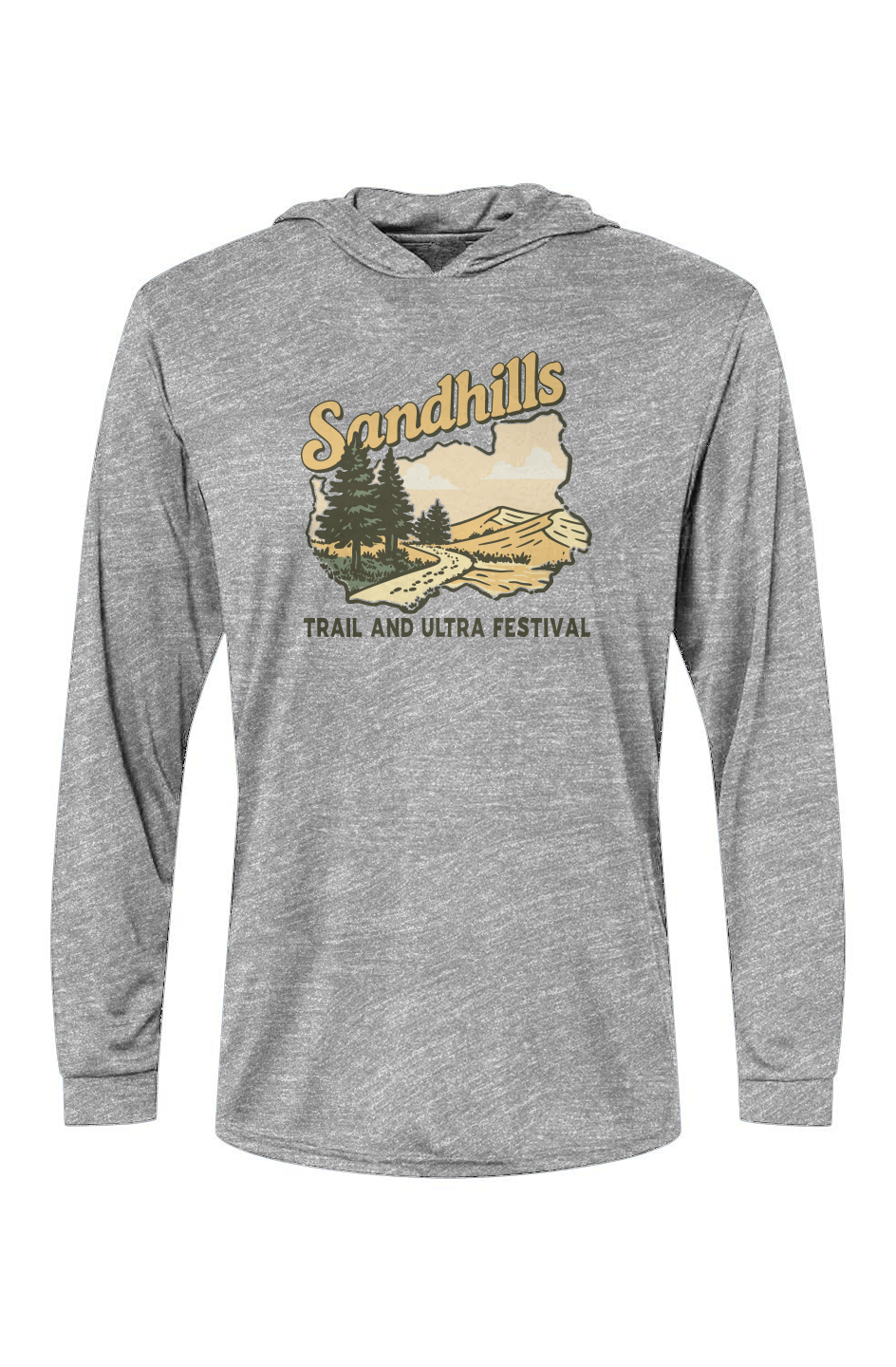 Sandhills Trail & Ultra Festival Bahama Hooded L/S Performance Tee