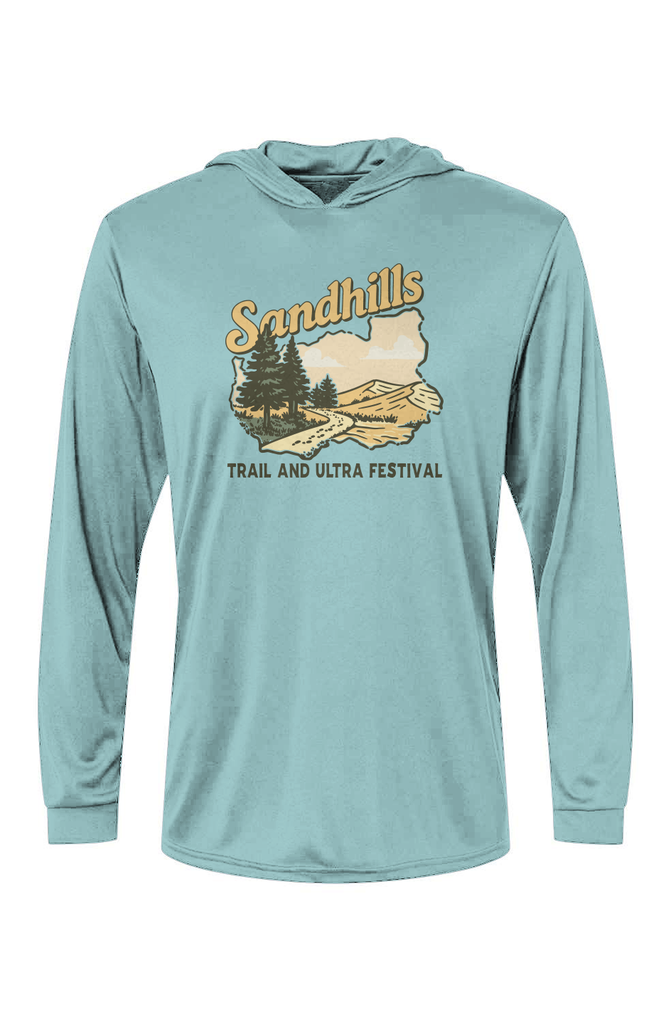 Sandhills Trail & Ultra Festival Bahama Hooded L/S Performance Tee