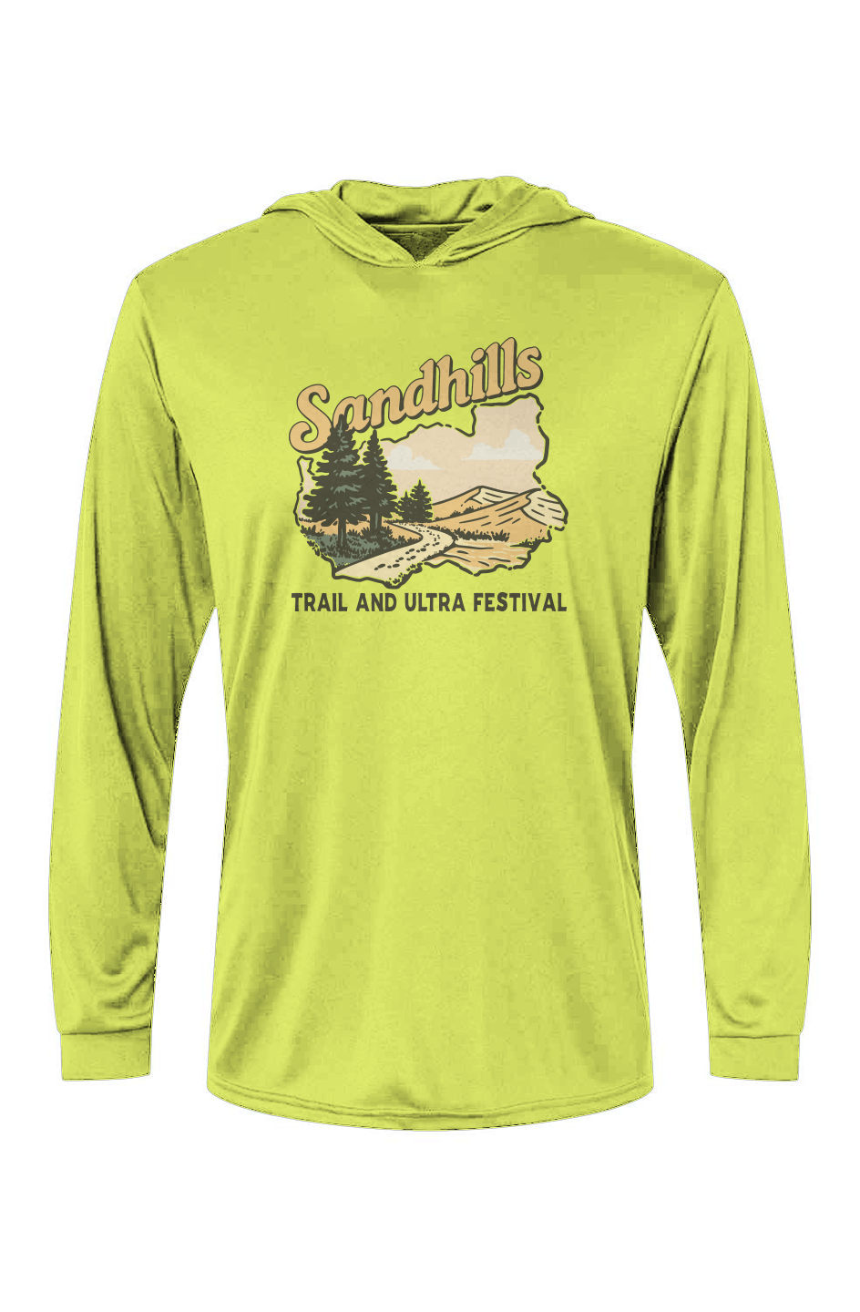 Sandhills Trail & Ultra Festival Bahama Hooded L/S Performance Tee
