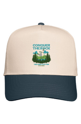 Conquer the Rock Five Panel Two Tone Cap
