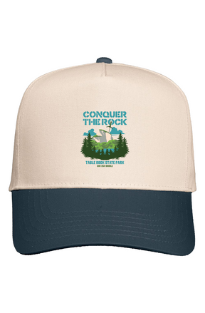 Conquer the Rock Five Panel Two Tone Cap