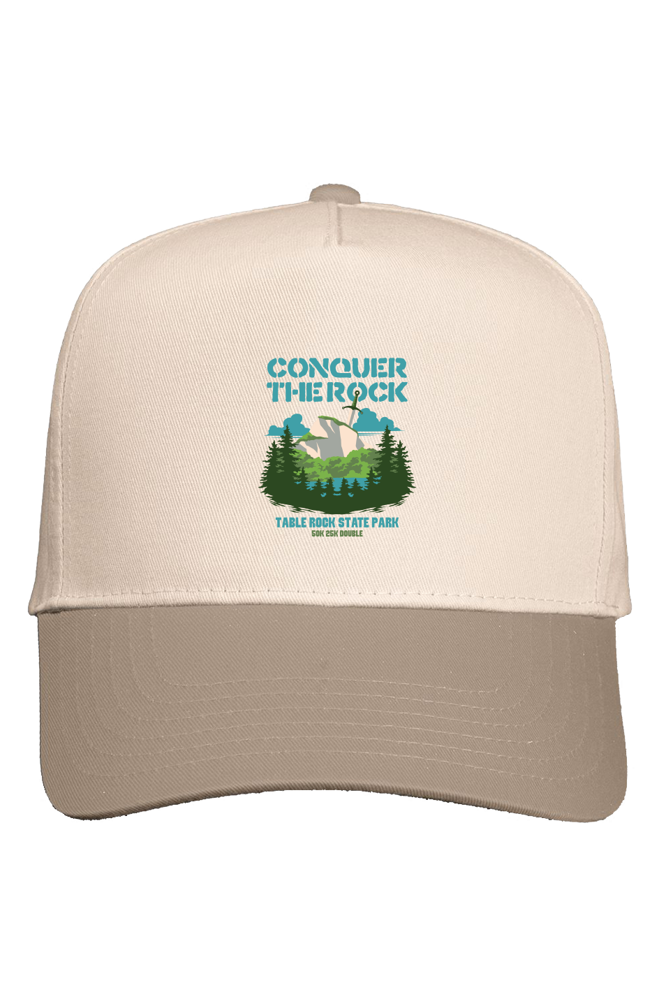 Conquer the Rock Five Panel Two Tone Cap