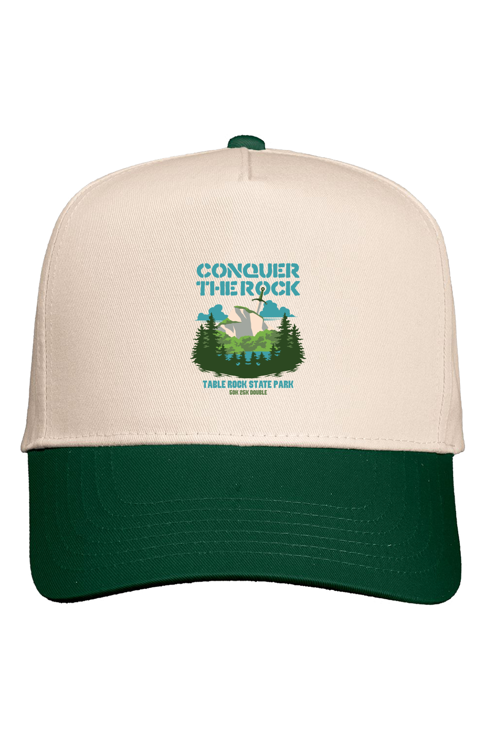 Conquer the Rock Five Panel Two Tone Cap