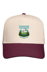 Conquer the Rock Five Panel Two Tone Cap