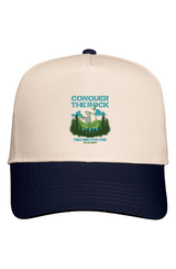 Conquer the Rock Five Panel Two Tone Cap