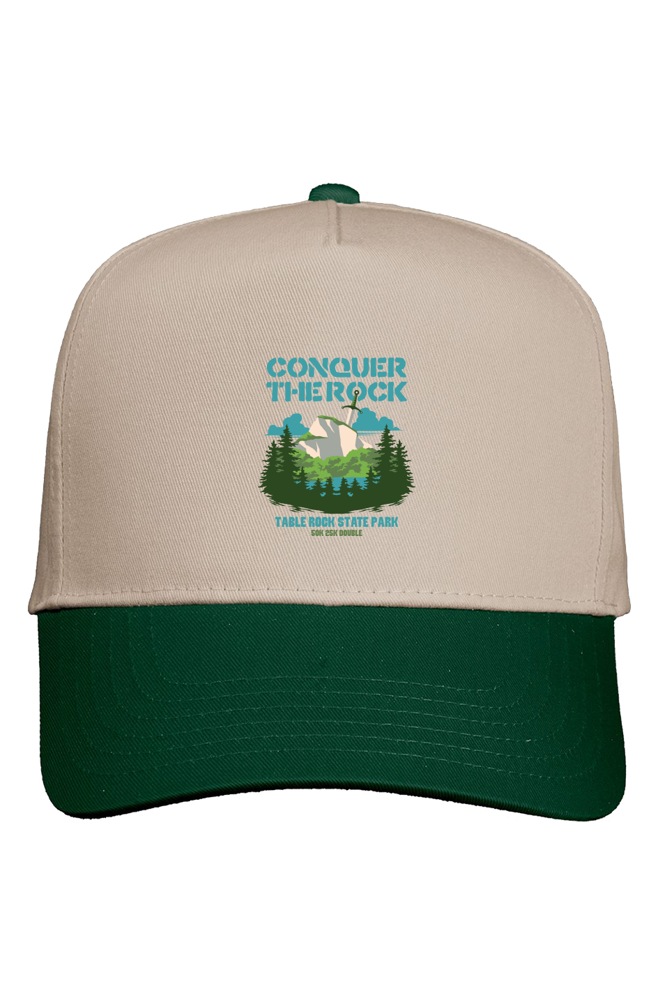 Conquer the Rock Five Panel Two Tone Cap