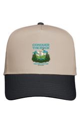 Conquer the Rock Five Panel Two Tone Cap