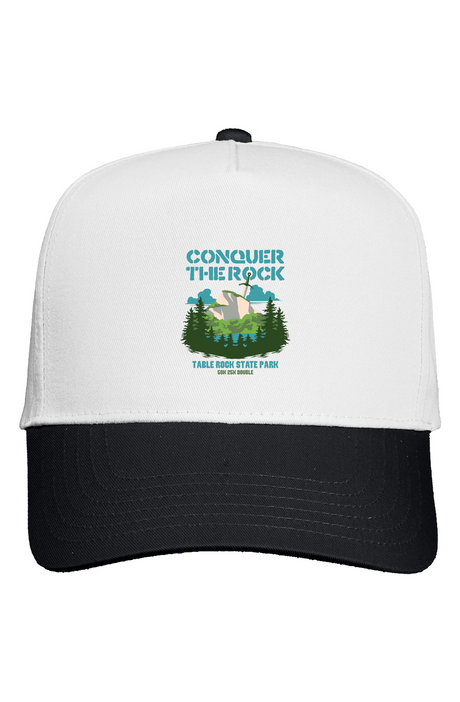 Conquer the Rock Five Panel Two Tone Cap