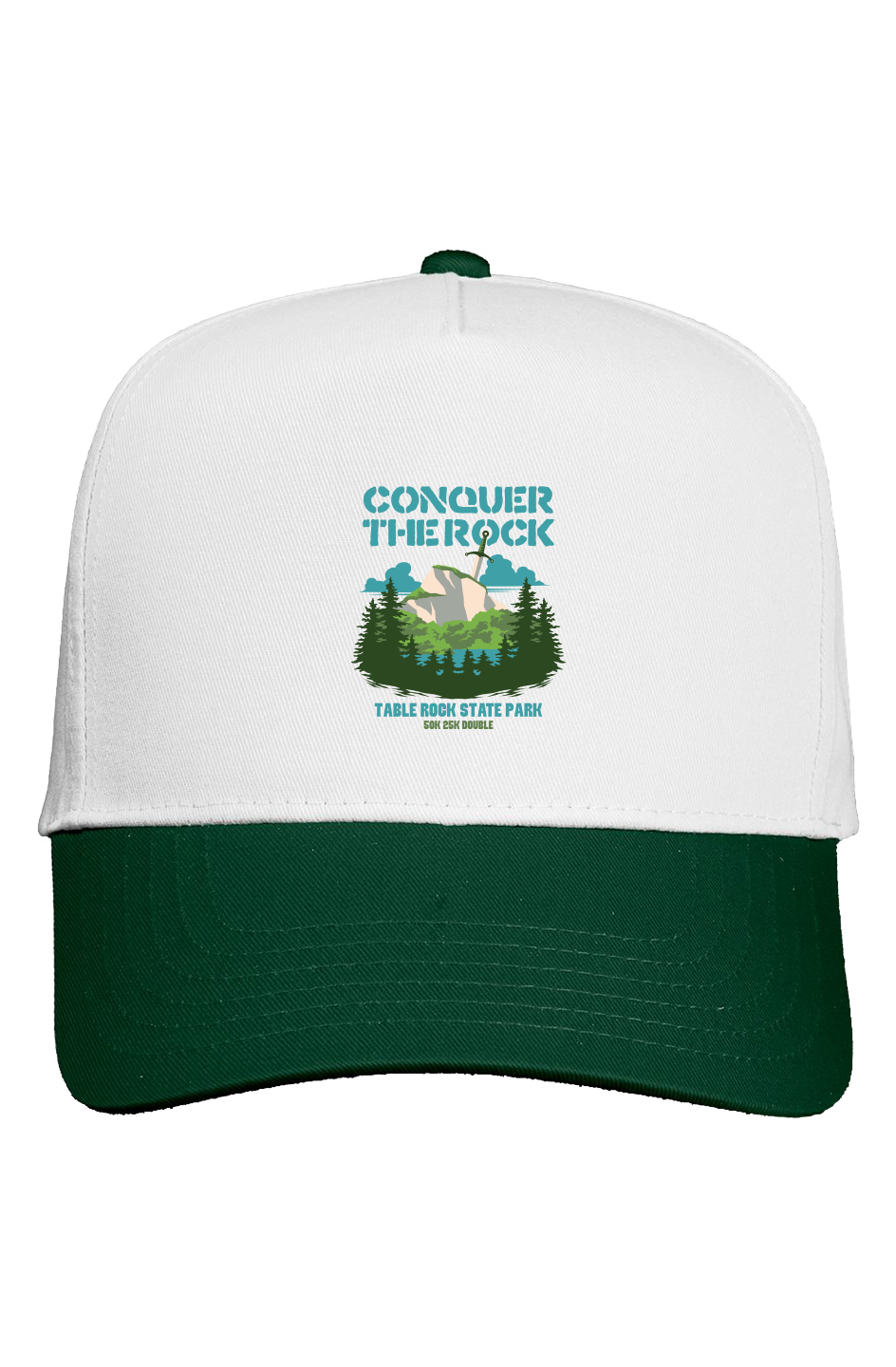 Conquer the Rock Five Panel Two Tone Cap