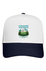 Conquer the Rock Five Panel Two Tone Cap
