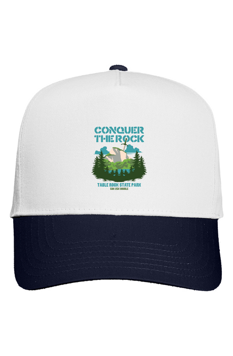 Conquer the Rock Five Panel Two Tone Cap
