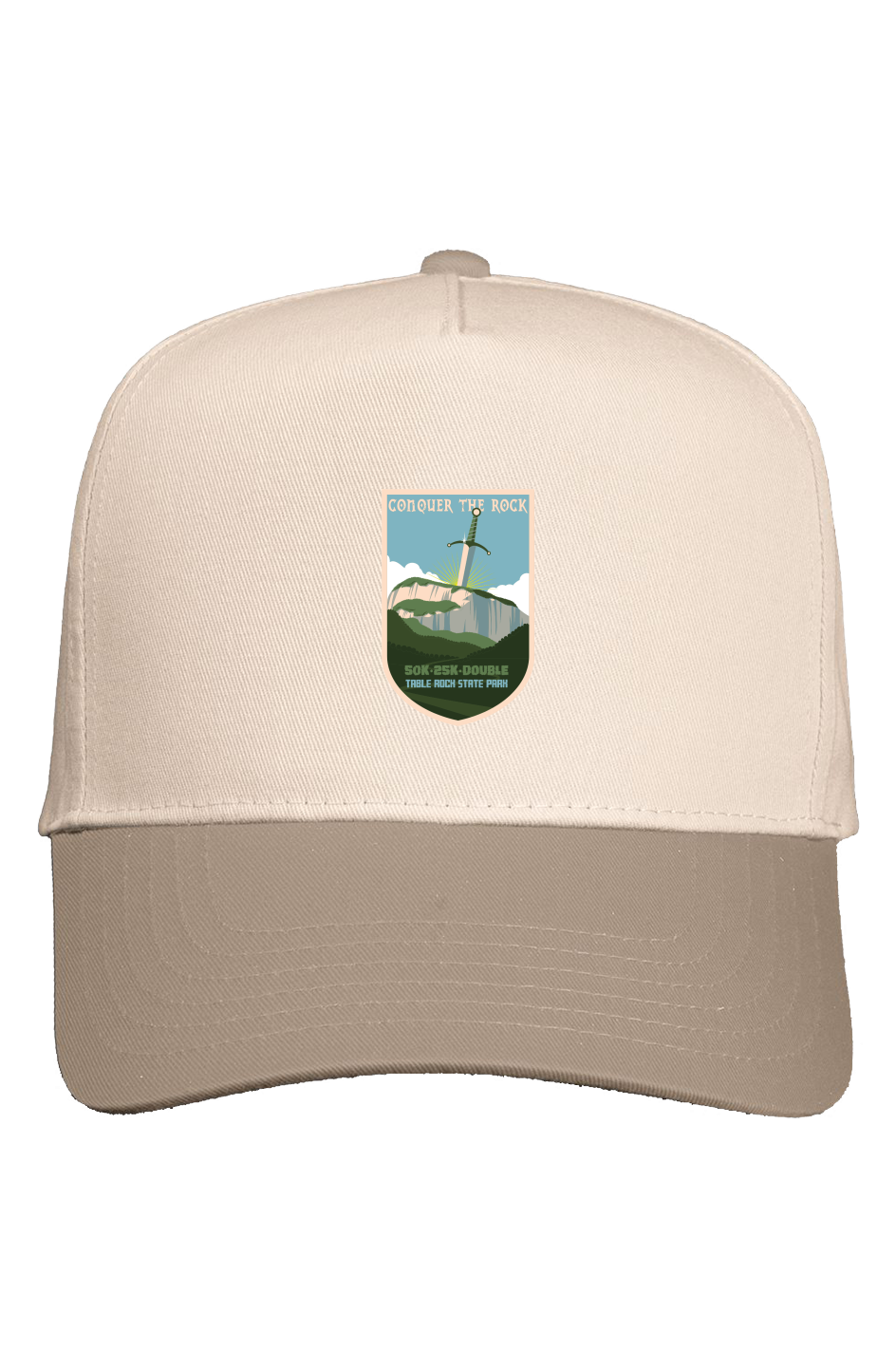 Conquer the Rock Five Panel Two Tone Cap