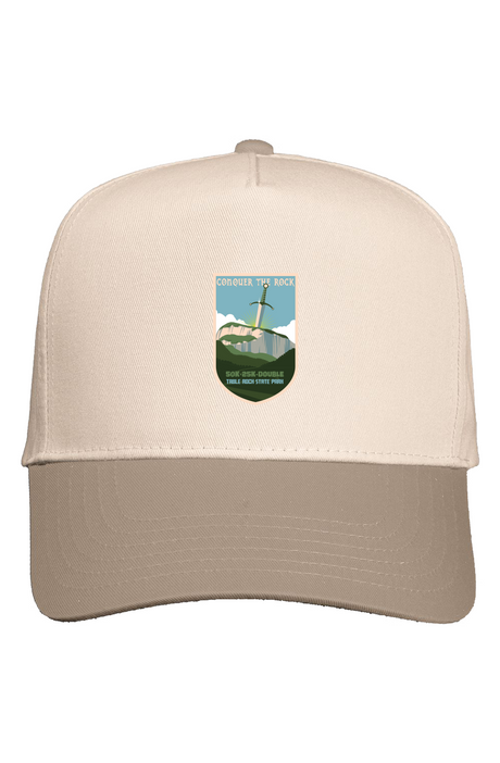 Conquer the Rock Five Panel Two Tone Cap