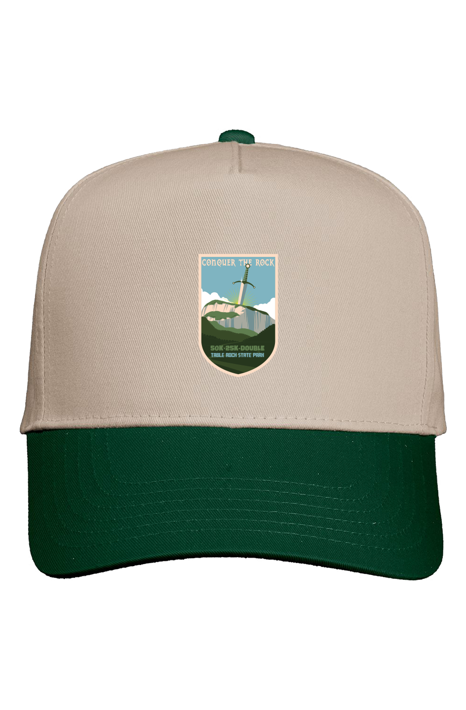 Conquer the Rock Five Panel Two Tone Cap