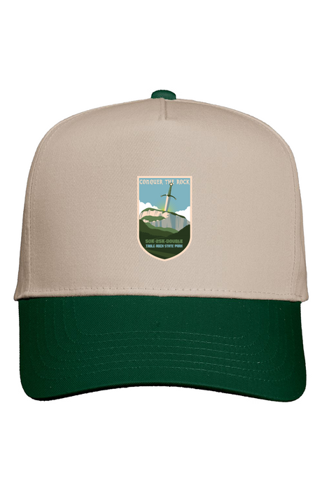 Conquer the Rock Five Panel Two Tone Cap