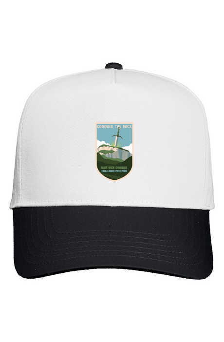 Conquer the Rock Five Panel Two Tone Cap