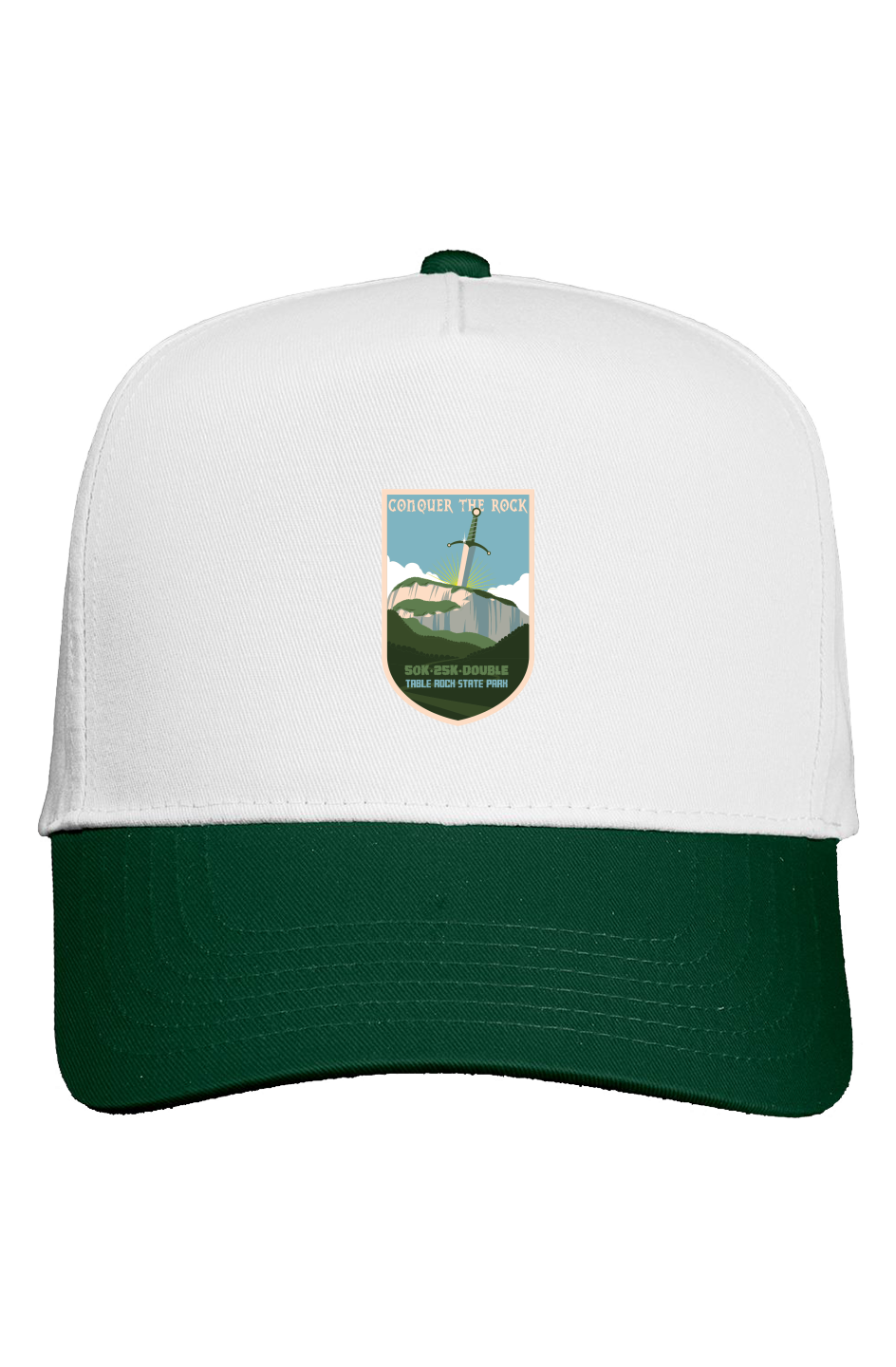 Conquer the Rock Five Panel Two Tone Cap