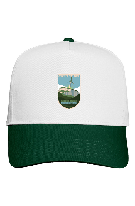 Conquer the Rock Five Panel Two Tone Cap