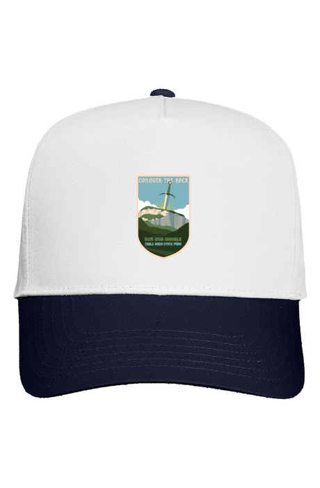 Conquer the Rock Five Panel Two Tone Cap