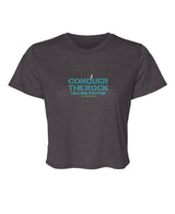 Conquer the Rock Ladies' Flowy Cropped Tee
