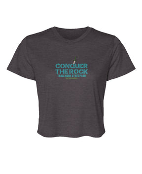 Conquer the Rock Ladies' Flowy Cropped Tee