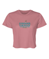 Conquer the Rock Ladies' Flowy Cropped Tee