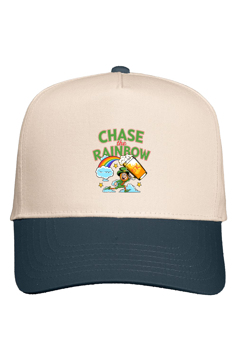 Chase the Rainbow Five Panel Two Tone Cap