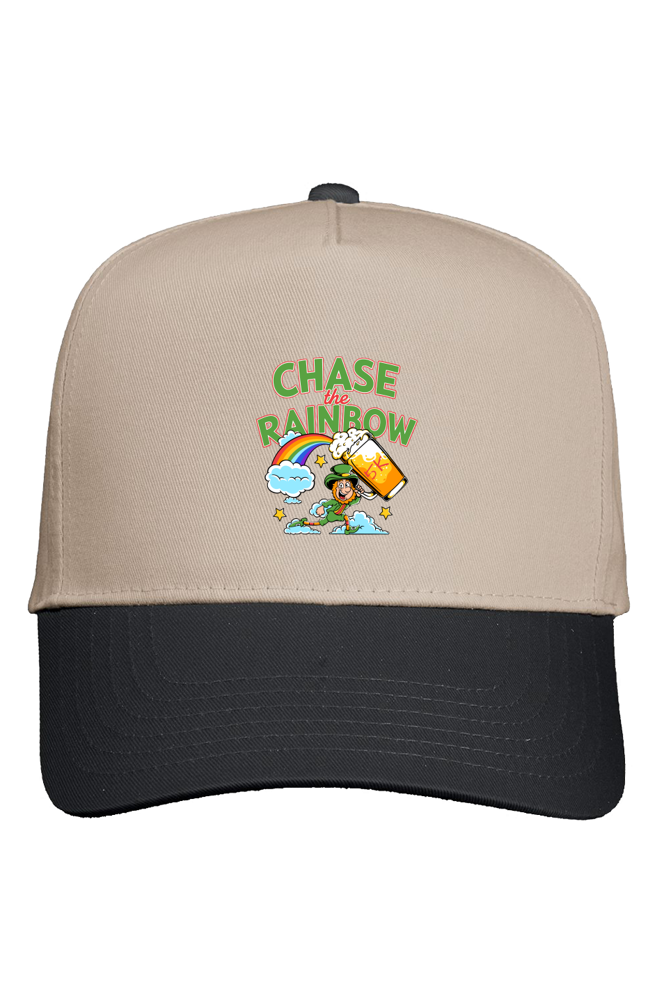 Chase the Rainbow 5K Five Panel Two Tone Cap