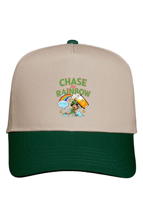 Chase the Rainbow 5K Five Panel Two Tone Cap