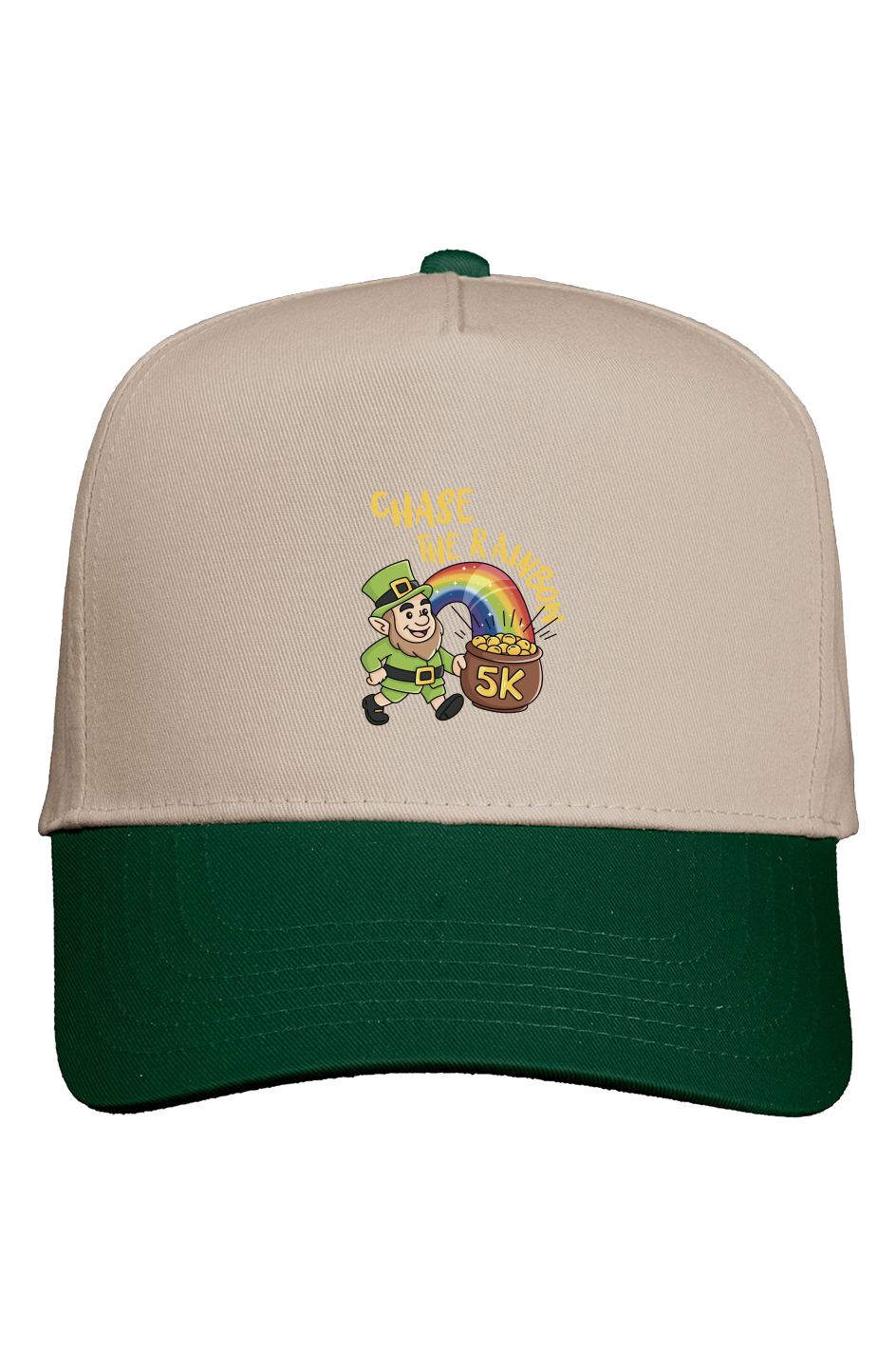 Chase the Rainbow 5K Five Panel Two Tone Cap