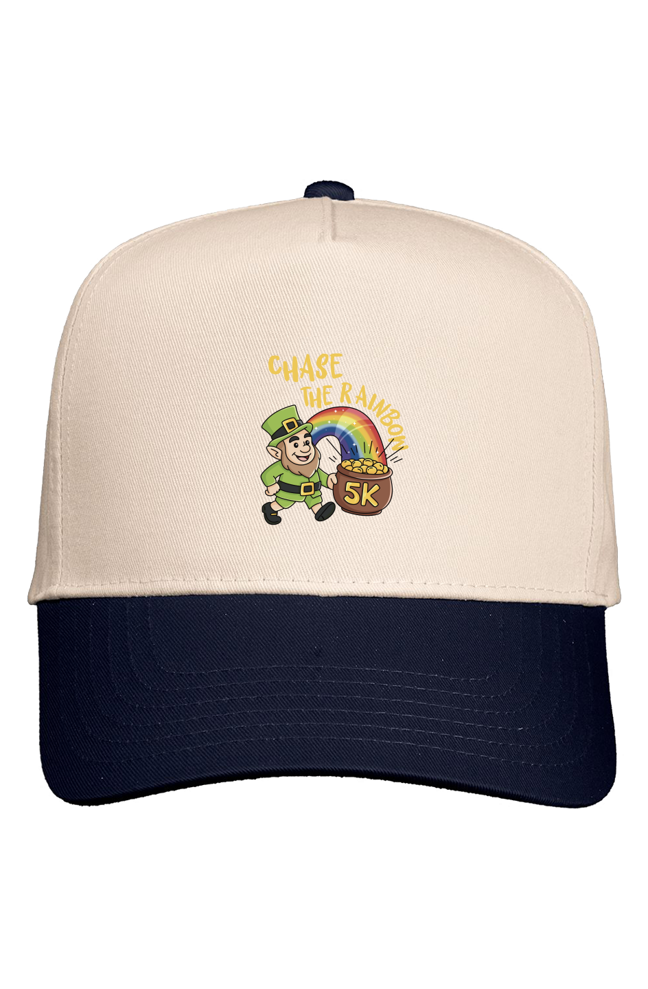 Chase the Rainbow 5K Five Panel Two Tone Cap