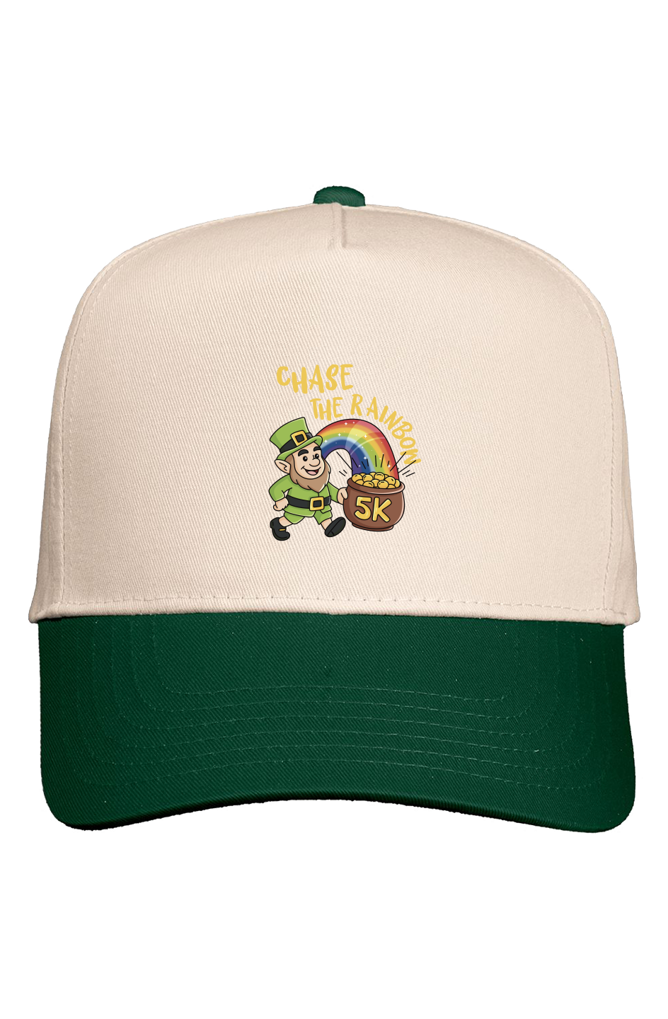 Chase the Rainbow 5K Five Panel Two Tone Cap