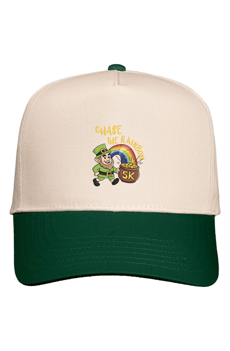 Chase the Rainbow 5K Five Panel Two Tone Cap