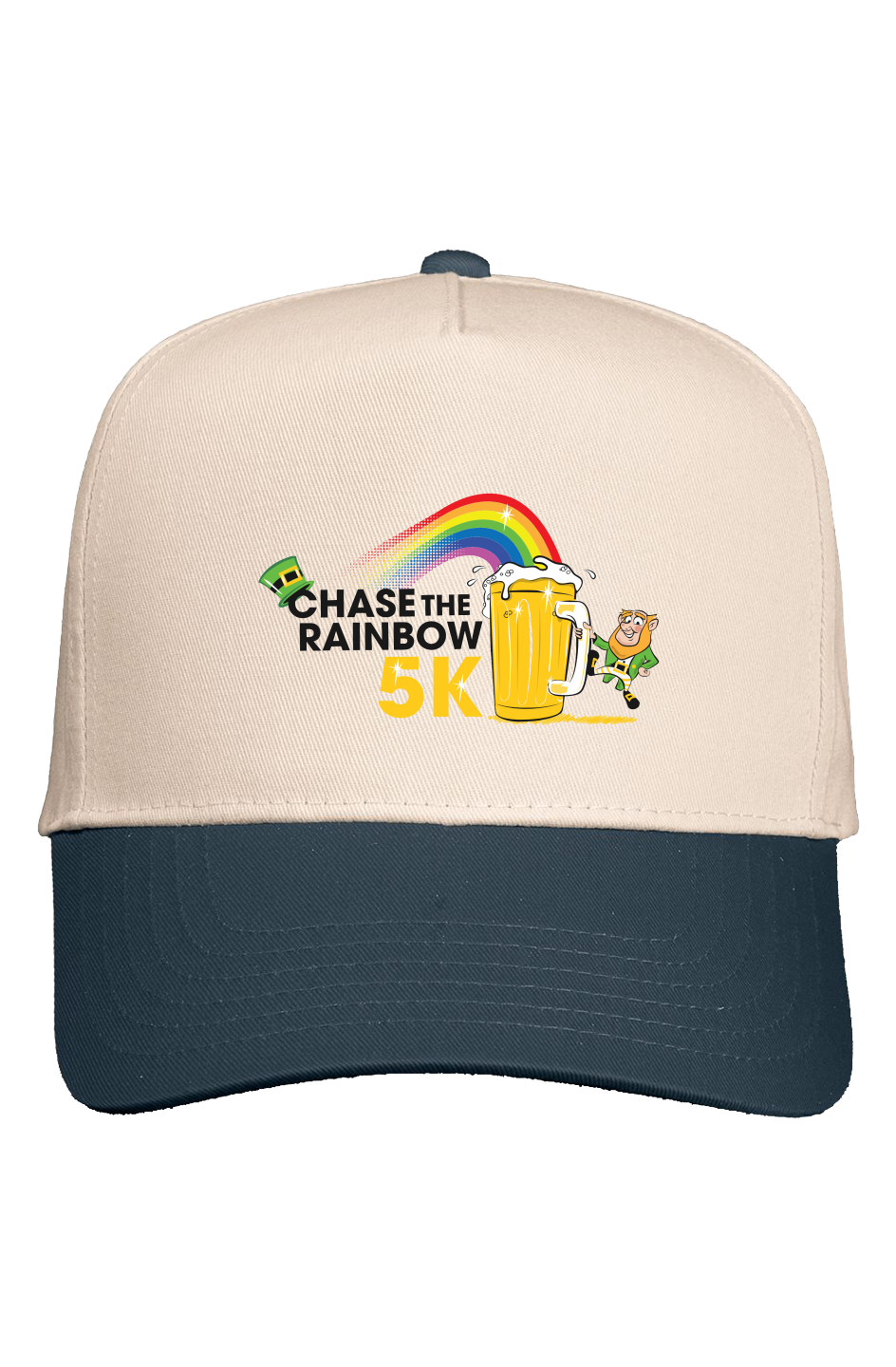 Chase the Rainbow 5K Five Panel Two Tone Cap